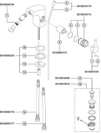  Keuco Elegance new 51609 010000  