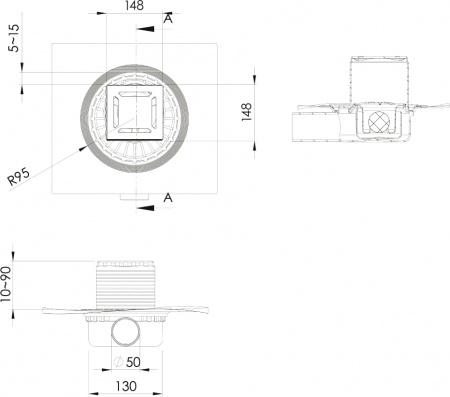 ������� ���� Berges Wasserhaus Zentrum Norma 091363 15x15 ��, ����