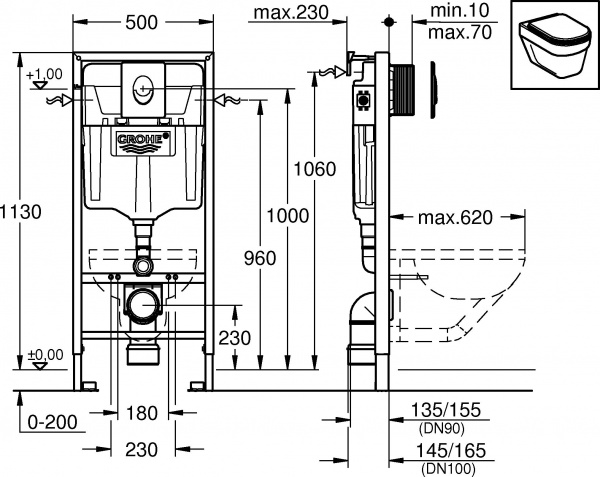     Grohe Rapid SL 38722001 4  1   