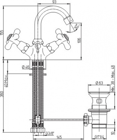  Paini Liberty 17F3251KM  