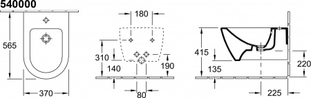   Villeroy & Boch Subway 2.0 5400 00 01 alpin