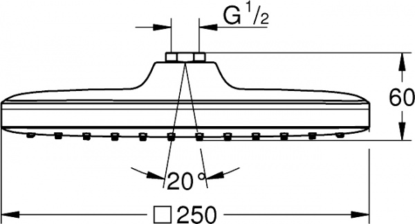   Grohe Tempesta 250 Cube 26685000