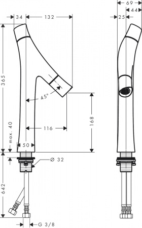  Axor Starck Organic 12012950  ,  