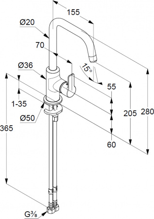  Kludi Pure&Easy 370240565  