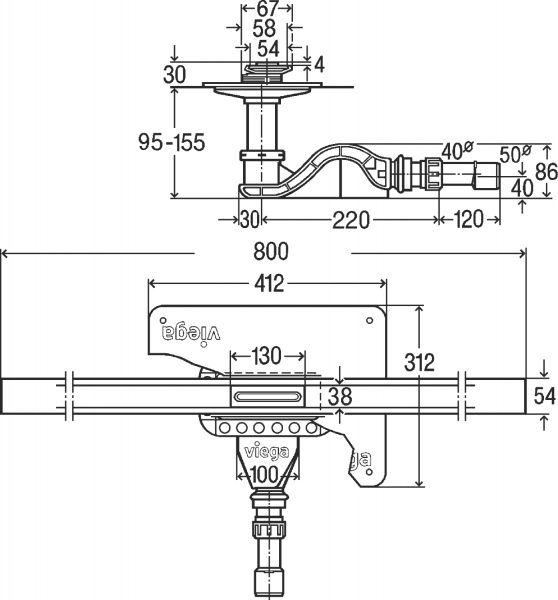 ������� ����� Viega Cleviva 4981.10 80 ��