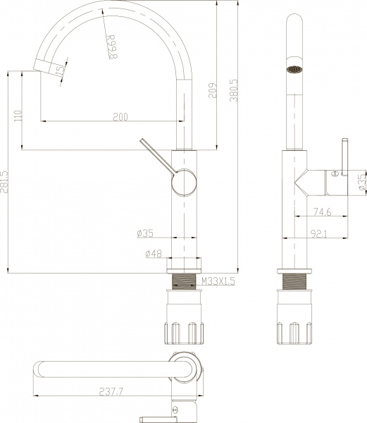  Omnires Tula TL6050BL   , 