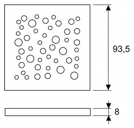  Tece drainboard 310 00 01 drops