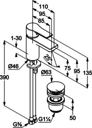  Kludi Zenta SL 482660565  