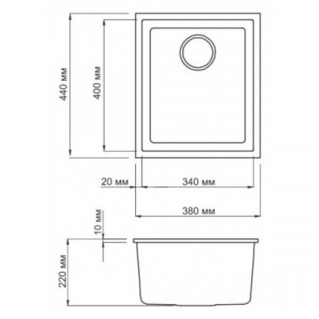   Omoikiri Bosen 38-U DC  