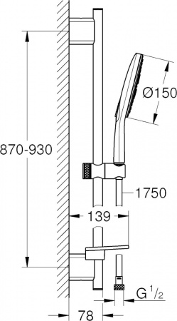 ������� �������� Grohe Rainshower SmartActive 26593000