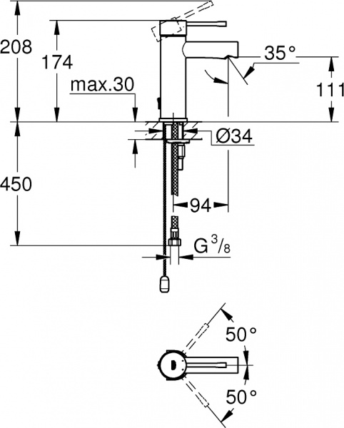  Grohe Essence New 32899001  , 