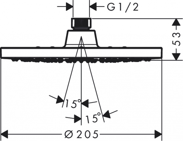   Hansgrohe Vernis Blend 200 26095000 