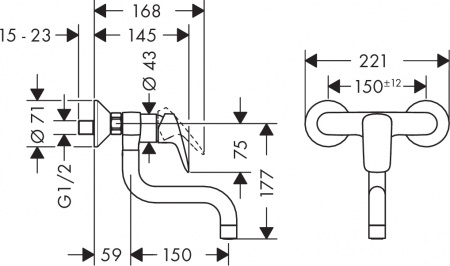  Hansgrohe Logis 71836000   