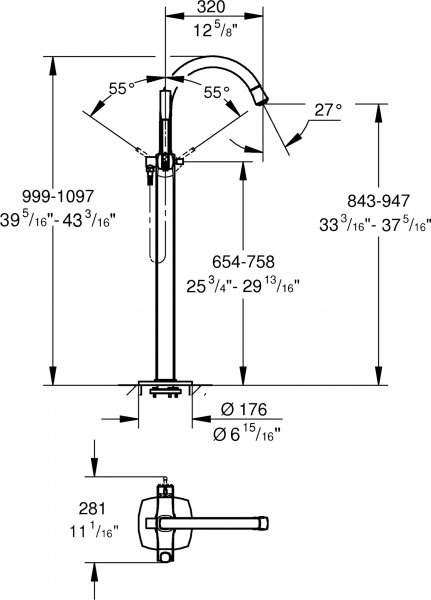  Grohe Grandera 23318IG0 
