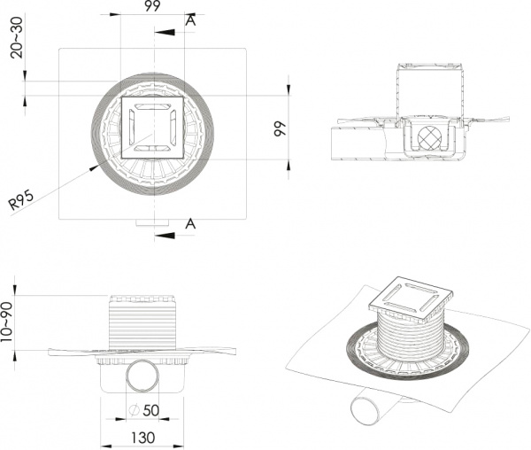 ������� ���� Berges Wasserhaus Zentrum Norma 091362 10x10 ��, ����
