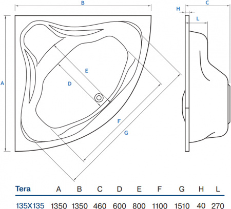   Koller Pool Tera 135x135