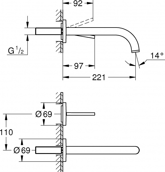  Grohe Atrio New Joy 19918DC3  