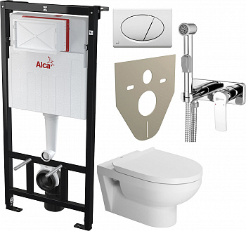 �������� ������ ��������� Duravit DuraStyle 45620900A1 ������������ + ������� ����������� ��� �������� AlcaPlast Sadromodul AM101/1120-001 � �������, ������������� � ������������� �����