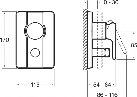  Jacob Delafon Singulier E98720-CP    