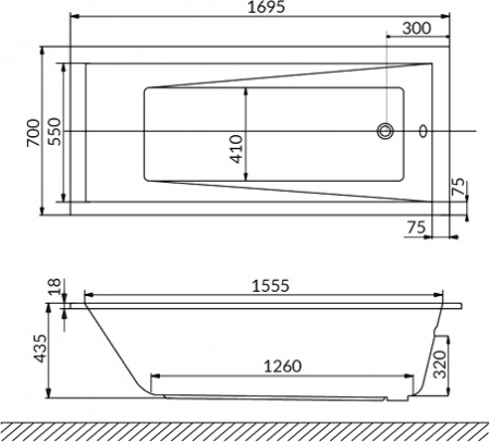   Excellent Wave Slim WAEX.WAV17WHS 17070