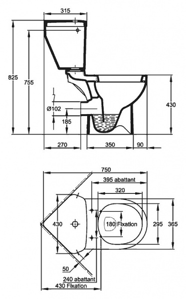 - Jacob Delafon Odeon Up 18557 