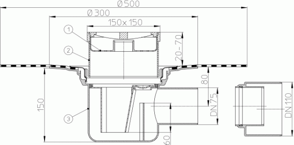 HL 72.1H     DN75/110