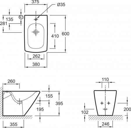   Jacob Delafon Escale E1293