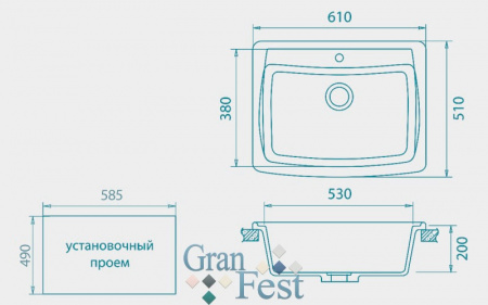 ����� �������� GranFest Standart GF-S605 �����