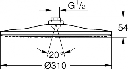   Grohe Rainshower Mono 310 26561LS0  