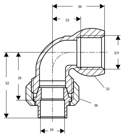 ����� Viega 94096G DN 18x3/4