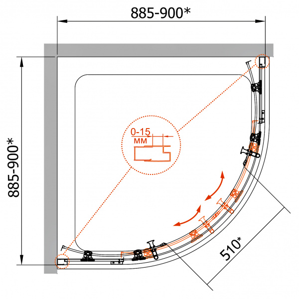   Cezares ECO-O-R-2-90-C-Cr  