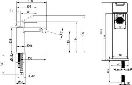  Villeroy & Boch Architectura TVB10300100061  