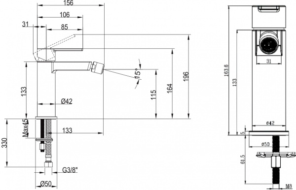  Villeroy & Boch Architectura TVB10300100061  