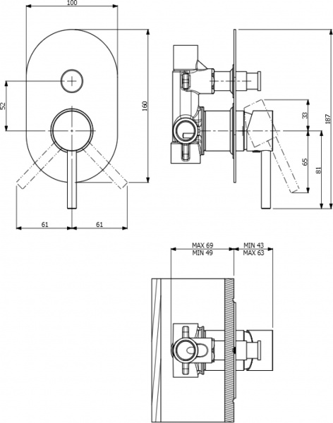  Villeroy & Boch Dawn TVS10600300061   ,    
