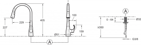  Jacob Delafon Simplice 596D-VS   
