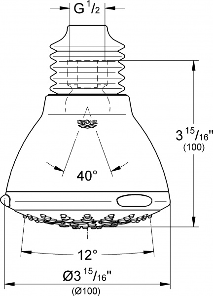   Grohe Relexa 100 Five 27068000 