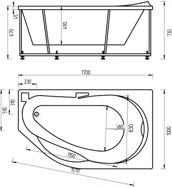     TAR170-0000129 170x100 R,   