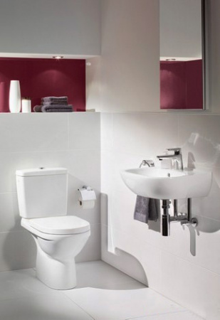 Крышка-сиденье Villeroy & Boch O'Novo 9М38 S101 с микролифтом, alpin Крышка-сиденье Villeroy & Boch O'Novo 9М38 S101 с микролифтом, alpin