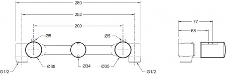  Jacob Delafon Grands Boulevards E25404-CP     , 2 