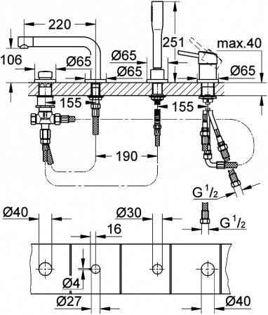  Grohe Concetto New 19576002   