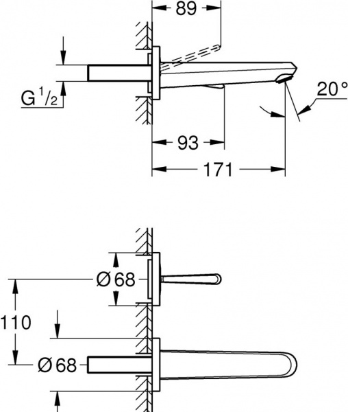  Grohe Eurodisc joy 19968000  