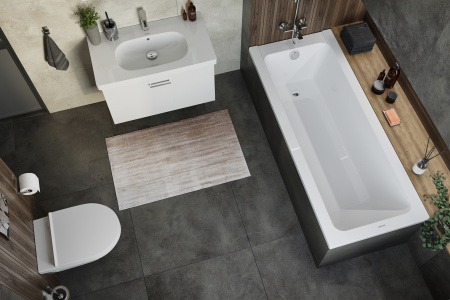 ��������  ������ ��������� Duravit DuraStyle 45620900A1 ������������ + ������� ����������� ��� �������� Geberit Duofix 458.133.21.1 � ������� �����