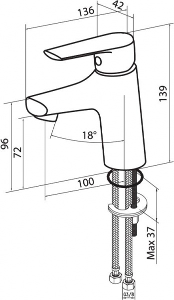  Damixa RedBlu Origin Balance 790210000  