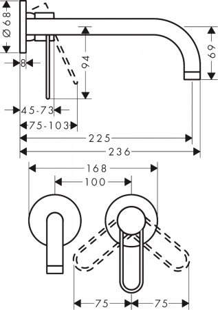  Axor Uno 38122820  ,  