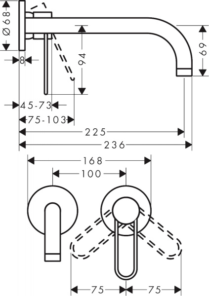  Axor Uno 38122820  ,  