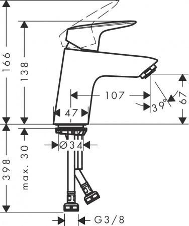  Hansgrohe Logis 71073000  