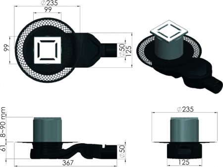 ������� ���� Berges Wasserhaus Platz Norma 092158 10x10 ��, ������