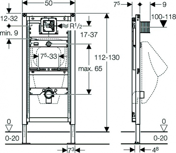     Geberit Duofix 111.616.00.1   