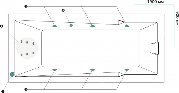   Marka One Raguza 011990 , 190x90