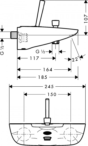  Hansgrohe PuraVida 15472000    